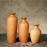 گلدان چوبی خراطی دست ساز