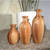 گلدان چوبی خراطی دست ساز