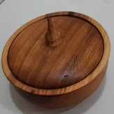 قندان چوبی خراطی چوب گردو