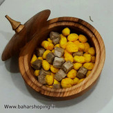 قندان چوبی خراطی چوب گردو