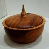 قندان چوبی خراطی چوب گردو
