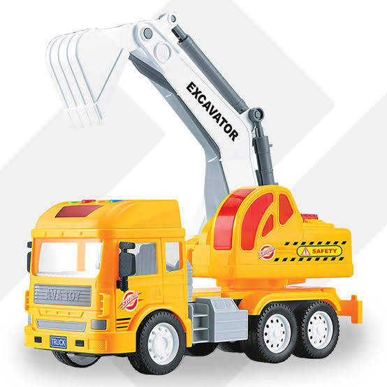 جرثقیل، بیل مکانیکی، کامیون اسباب بازی برند آوا باطری خور