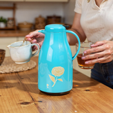 فلاسک چایی داخل شیشه ای